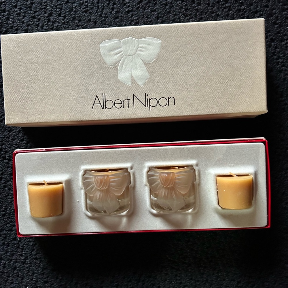 Albert Nixon 🎀 Boxed Candle Votive Set